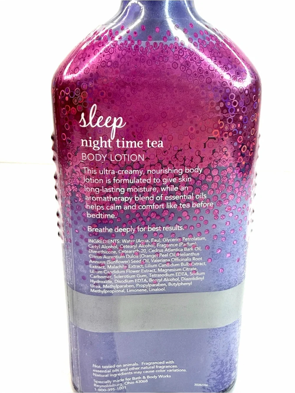 Bath & Body Works Sleep Night Time Tea Full Sized Body Lotion